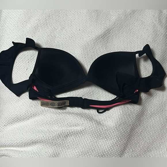 PINK Ruffled Swim Top - Picture 2 of 2